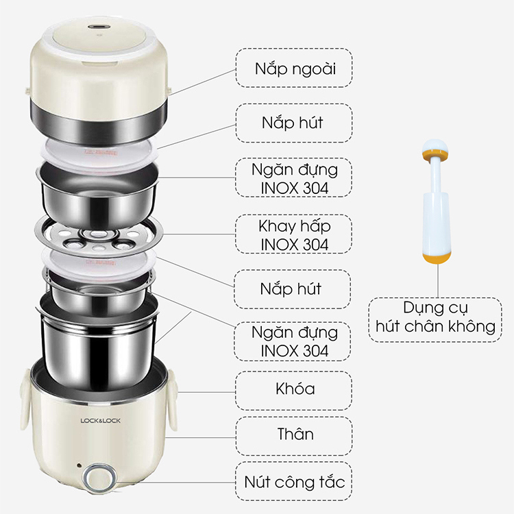 hộp cơm điện lock&lock